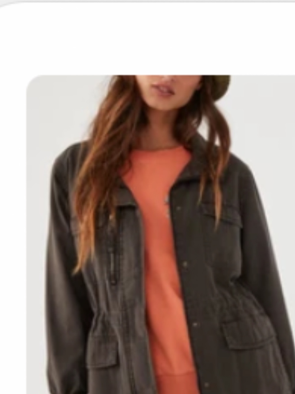 O'Neill Olive Green Military Field Jacket